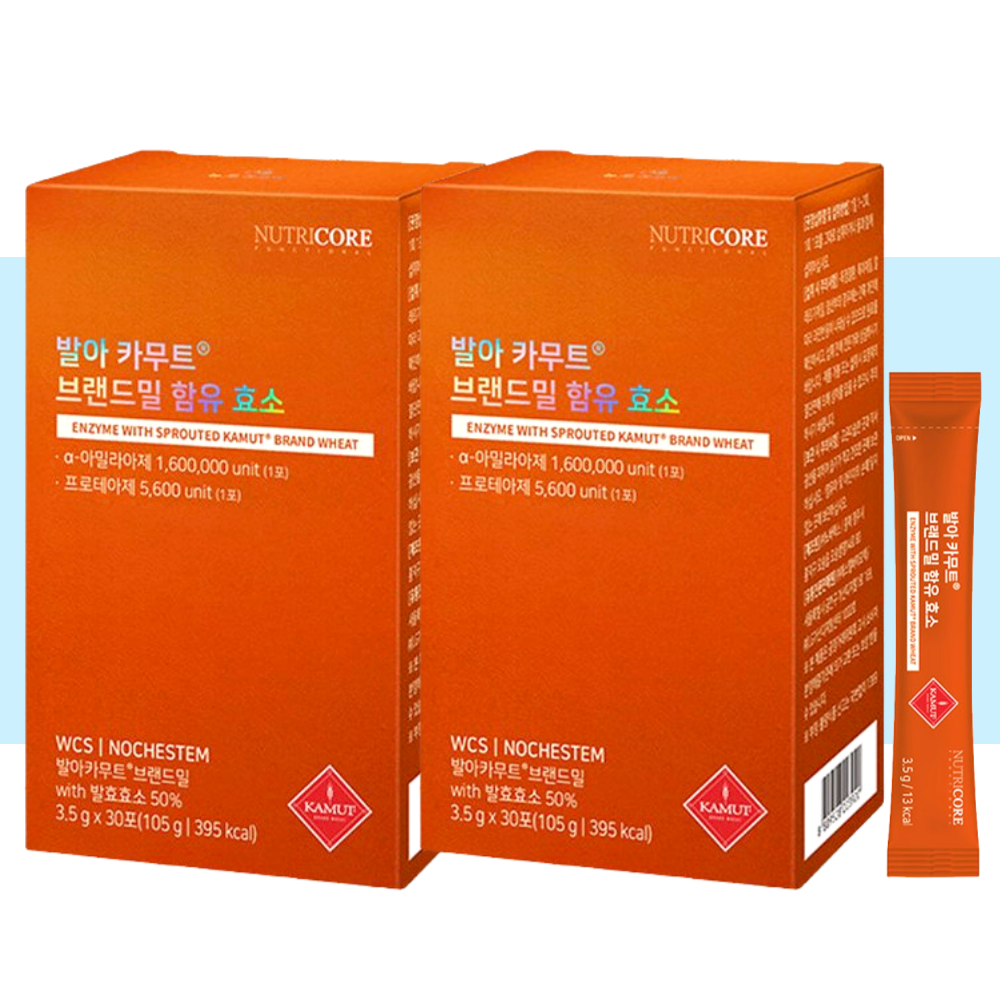 뉴트리코어 카무트 효소 발아카무트효소 30포X2박스 - 상세 이미지 4