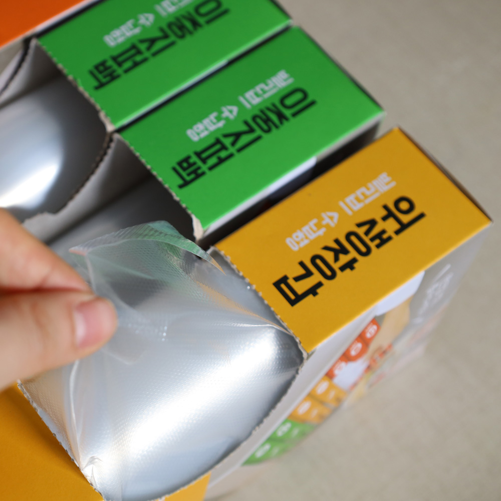 국내생산 뽑아쓰는 수납형 일회용 비닐 위생장갑 120매 이미지 6