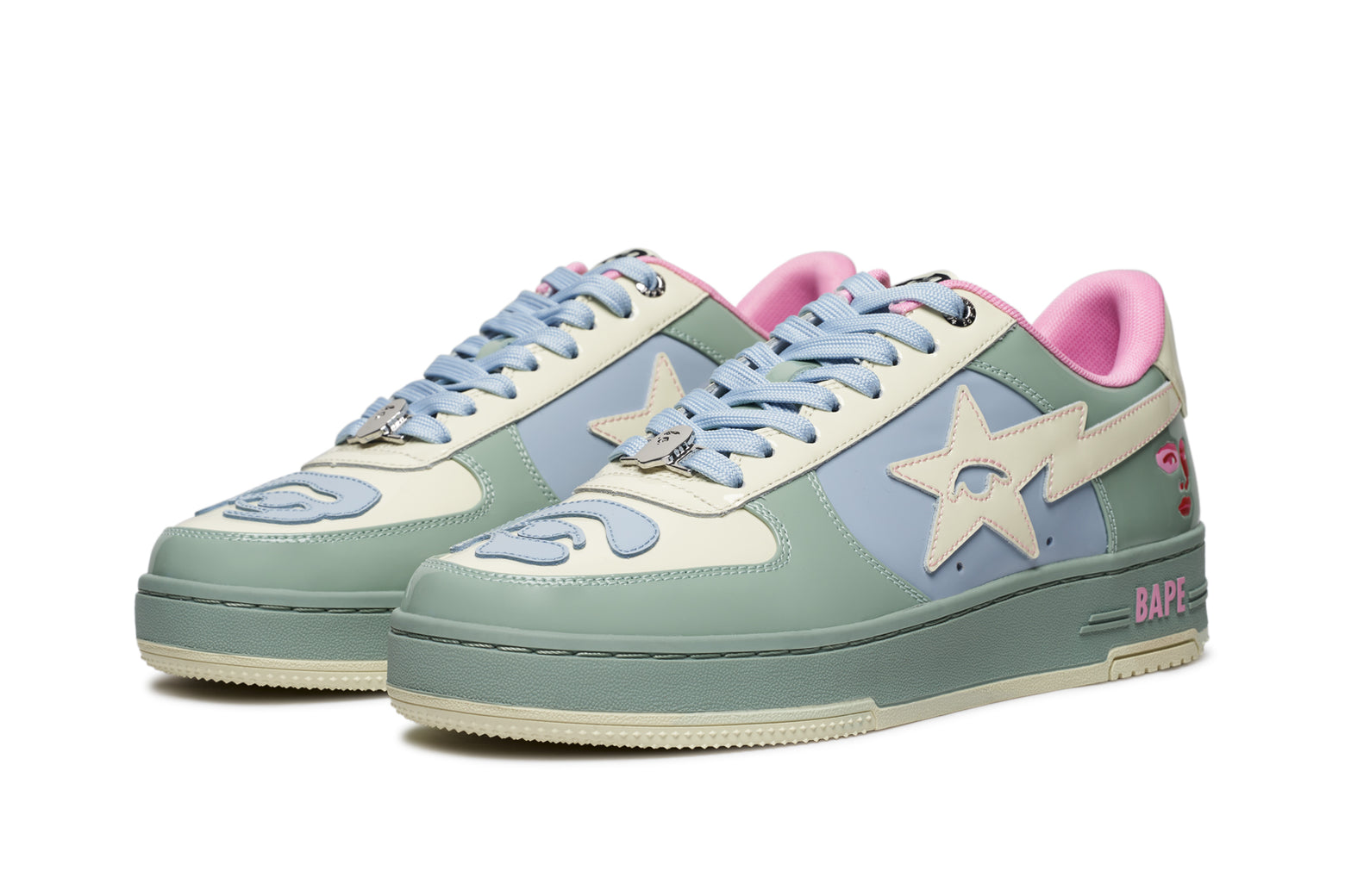 베이프 X KIDSUPER 운동화 BAPE STA 4월 신상 1L23-191-912 - 상세 이미지 2