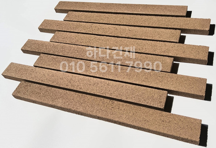 국산 모노타일 롱와이드 카퍼브라운 500x50x20T / 하다건재 국내생산 롱브릭타일