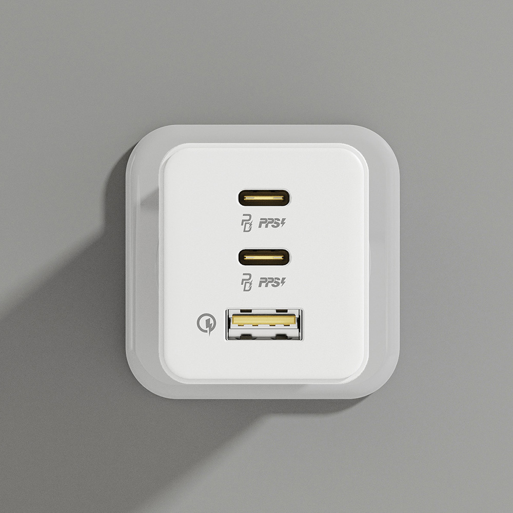 알로코리아 라이트 GaN 65W PD PPS QC 4.0 멀티 초고속 충전기 UC365G 이미지 2