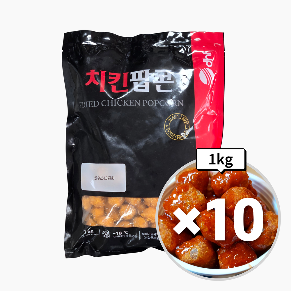 동해 치킨팝콘 1kg, 10개 - 상품 이미지
