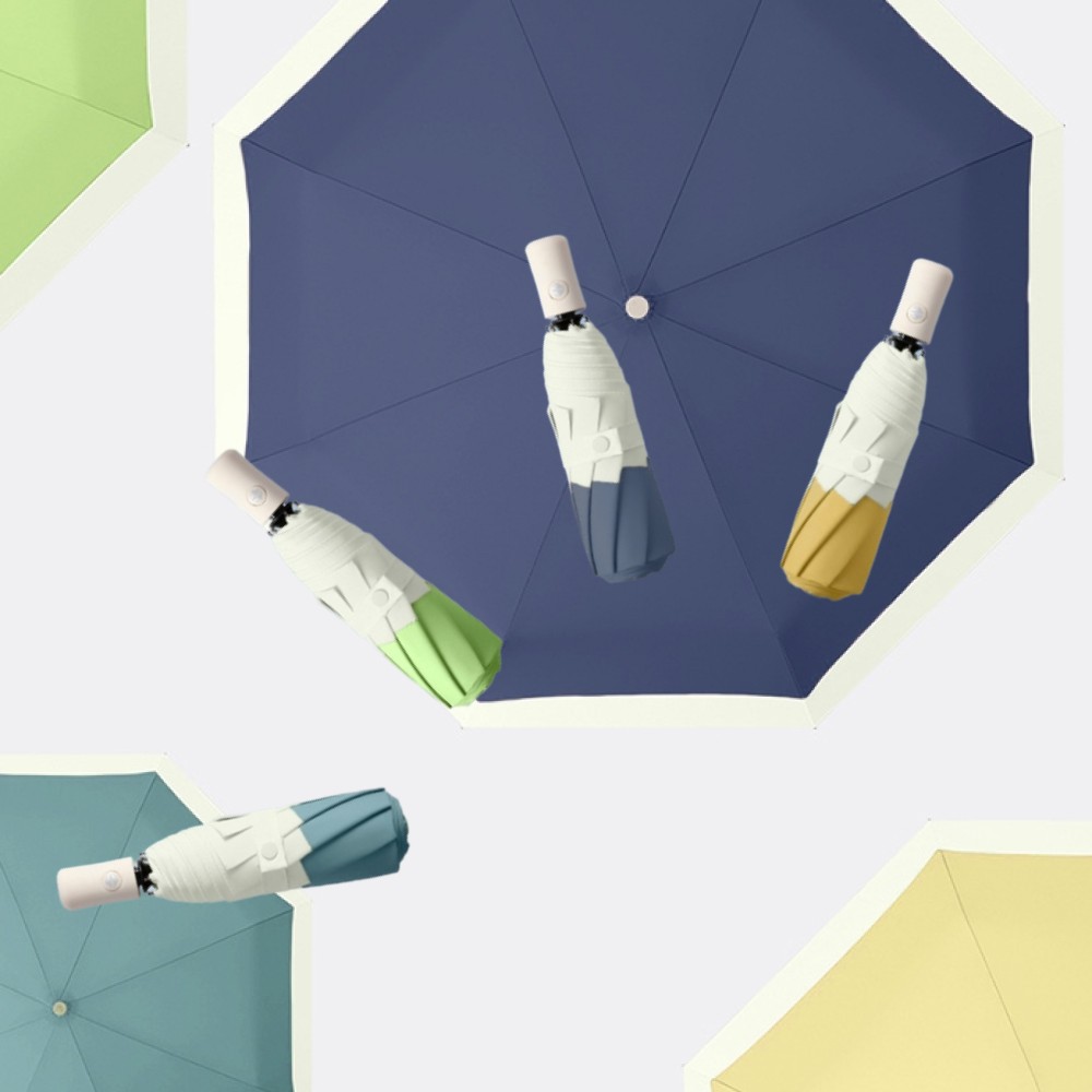 감성 투톤 3단 자동우산 4color 원터치 우산 방수 휴대용 접이우산