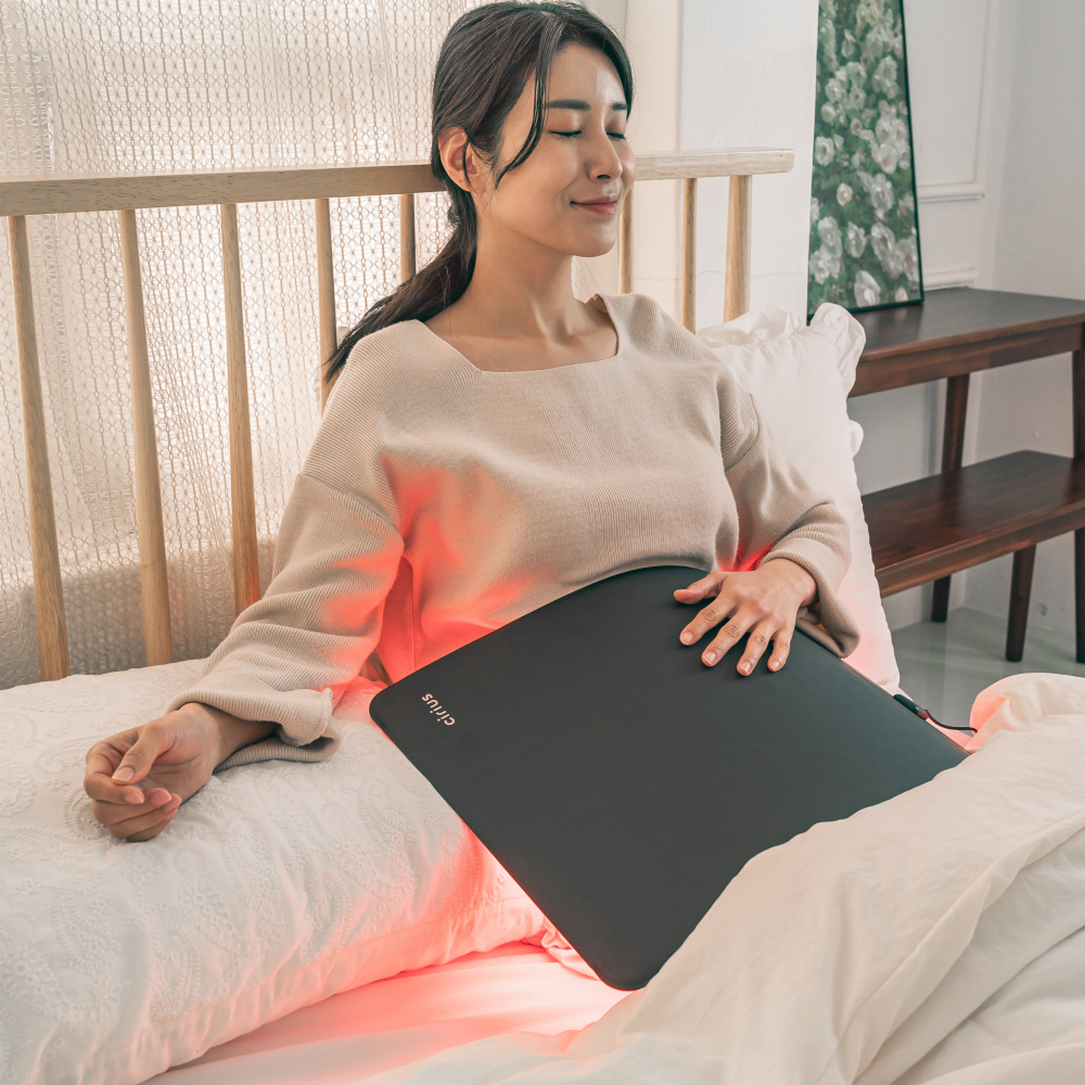 시리어스 근적외선 LED 그랜드 전기 마사지기 온열기 찜질기 등 허리 복부 어깨