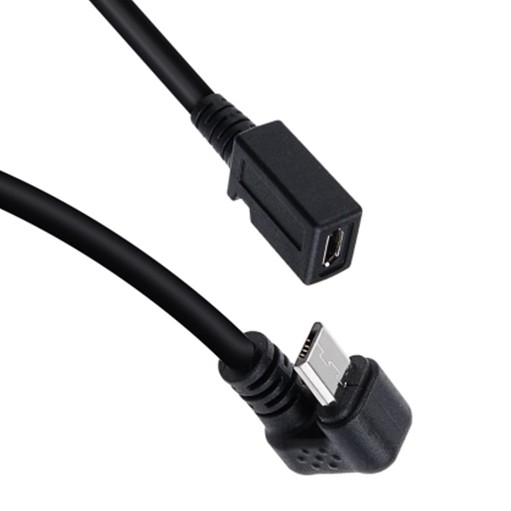 한쪽꺾인 마이크로5핀케이블 ㄱ자 기역자 Micro5핀선 길이연장 MtoF 30cm