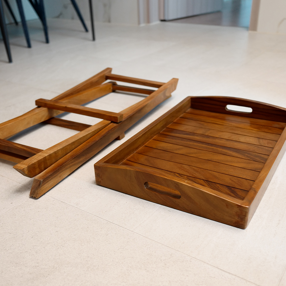 메라토 접이식 테이블 겸용 화분다이 (엔틱)