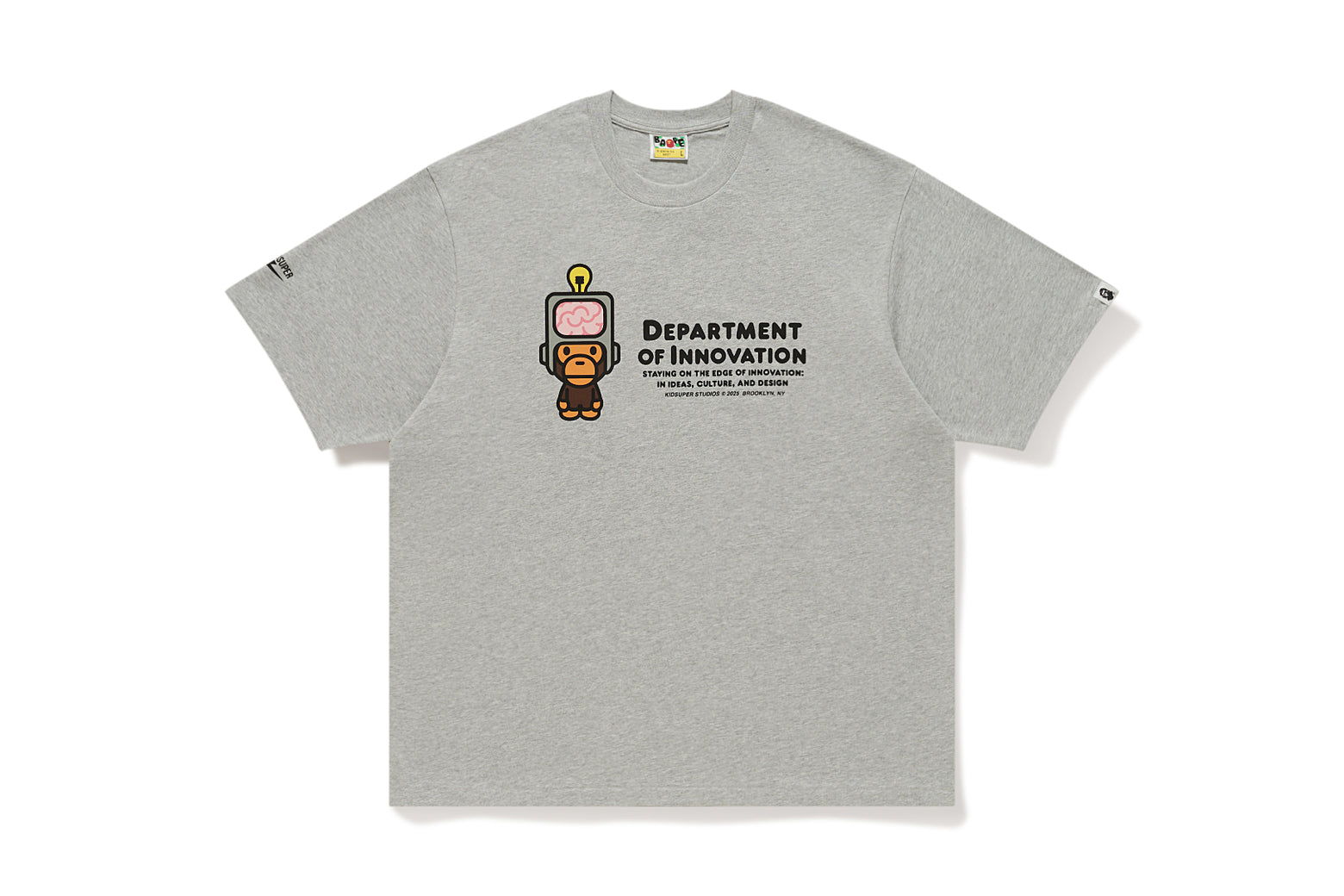 베이프 X KIDSUPER 반팔티 MILO GRAPHIC TEE 4월 신상 2L23-110-906 - 상세 이미지 2