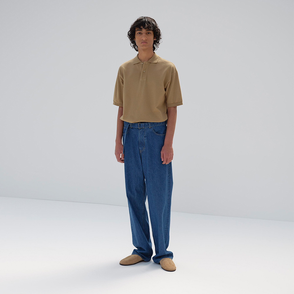 오라리 맨즈 반팔 PIMA COTTON HEAVY PIQUE POLO 25SS 피케 티셔츠 - 상세 이미지 4