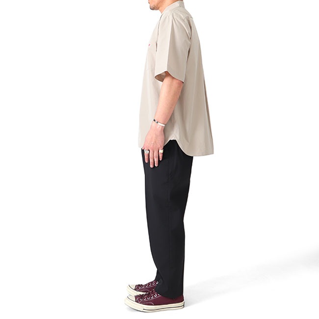 단톤 남성 와펜 로고 포플린 반팔 워크셔츠 DT-B0049CPL 38 GREIGE 이미지 8