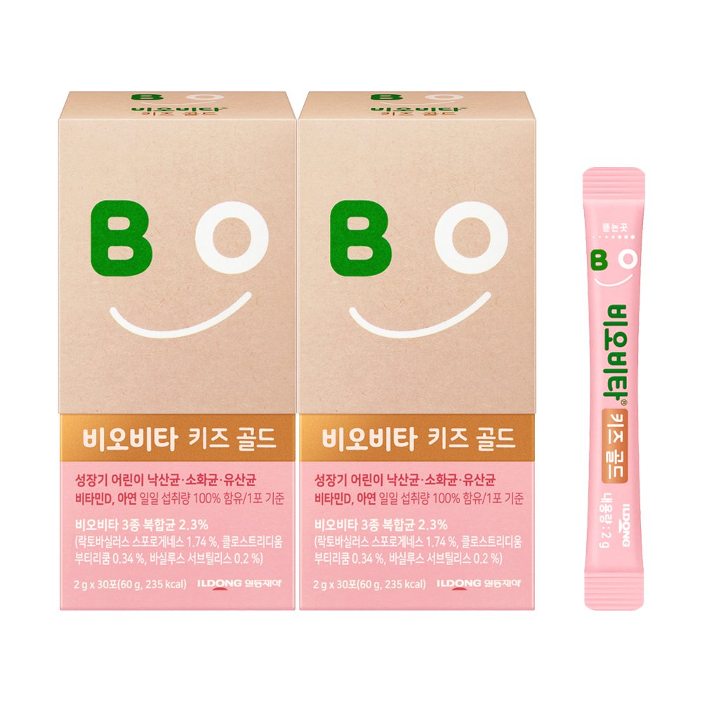 비오비타 일동제약 키즈 골드 유산균 30p 60g 2개