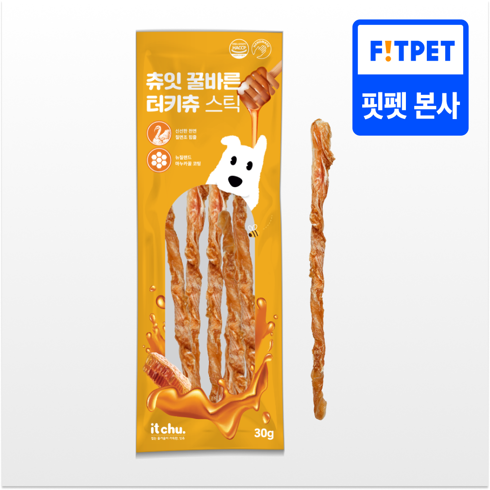 츄잇 꿀바른 터키츄 스틱 30g 제품 이미지