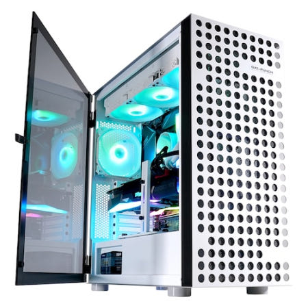 마이크로닉스 GX1-PUNCH 강화유리 PC케이스