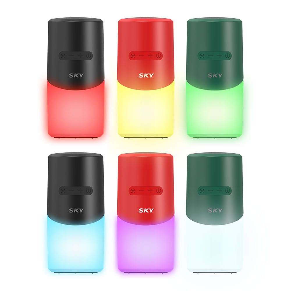 붐 네온 N2 5W 무선 블루투스 스피커 생활방수 LED 레드 - 상세 이미지 3