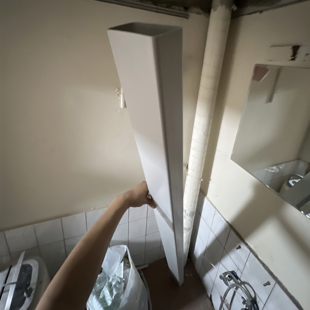 플랫덕트 사각덕트 직관 낱개배관용품 100 200 300 환기 자재 이미지 3