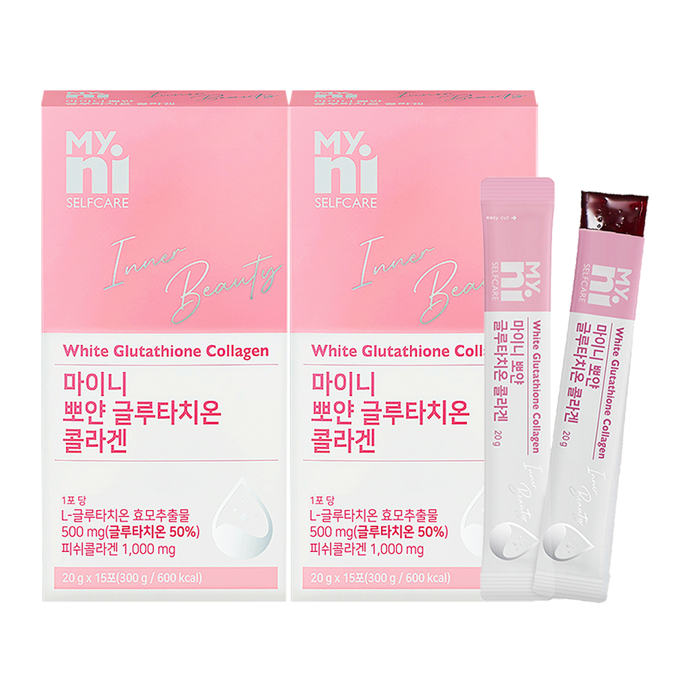 마이니 뽀얀 글루타치온 콜라겐 15P 300g 2개 - 상품 이미지