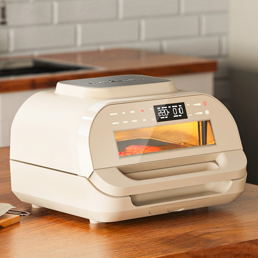 스미스앤스미시 에어프라이어그릴 10L 무연 글라스 생선 스테이크 대용량