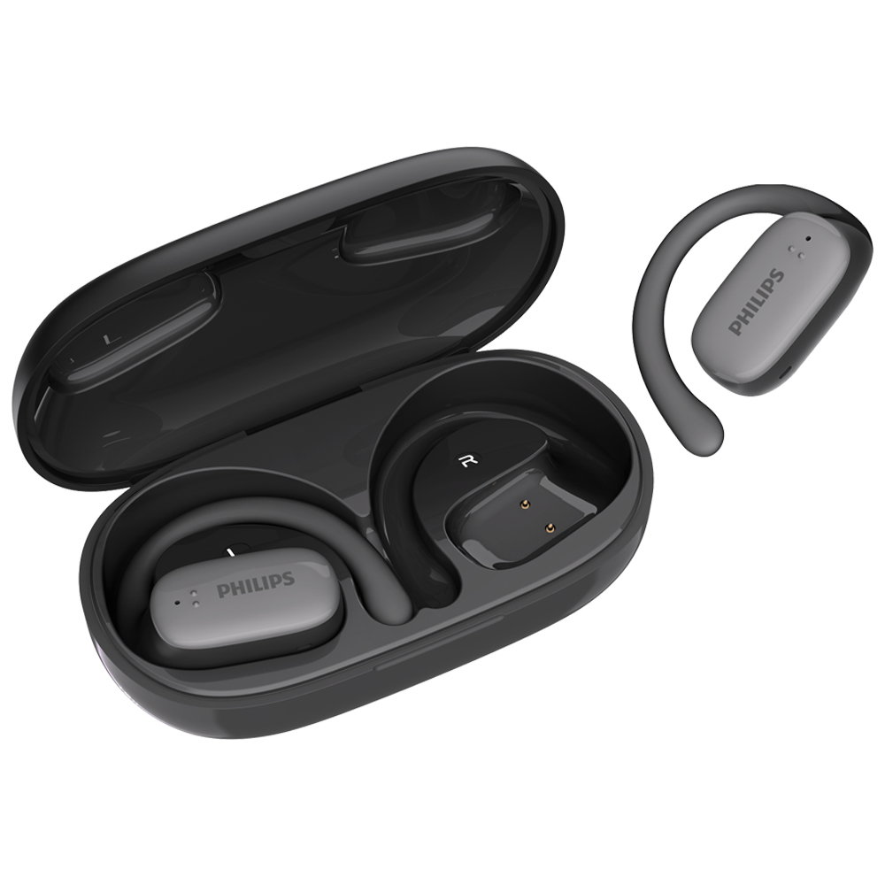 필립스 오픈형 무선 블루투스 이어폰 TAT3708 블랙