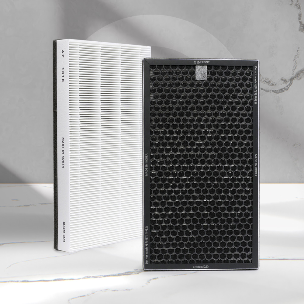 [호환] 환경필터 코웨이 공기청정기필터 AP-1818C AP-2219K 일체형2장