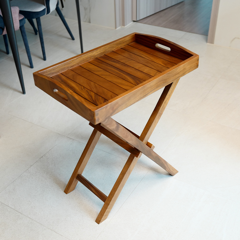 메라토 접이식 테이블 겸용 화분다이 (엔틱)