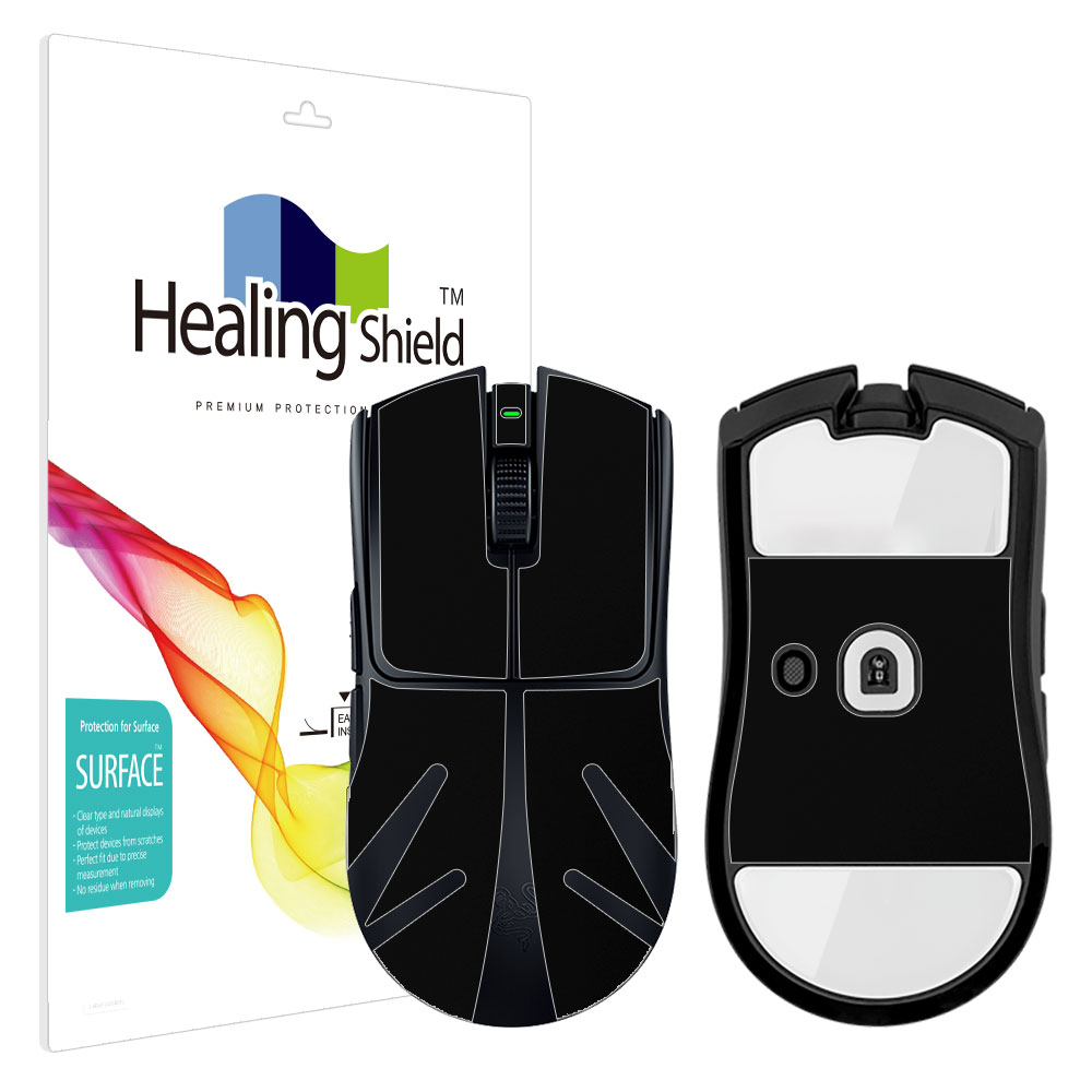 레이저 바이퍼 V3 프로 무선 마우스 블랙 외부보호필름 세트