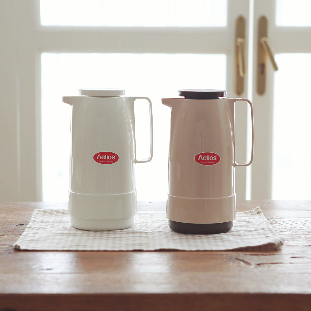 헬리오스 빈티지 1.0L진공유리 보온 보냉 병 주전자 티포트 티팟 저그