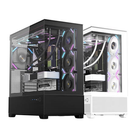 마이크로닉스 WIZMAX ML-360 WIDE View BTF 블랙 PC케이스