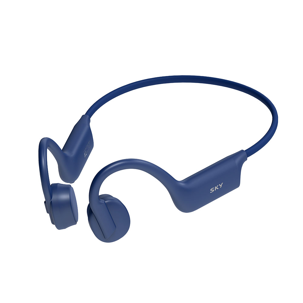 핏 바이브 골전도 무선 블루투스 헤드셋 생활방수 스틸 네이비 제품 이미지