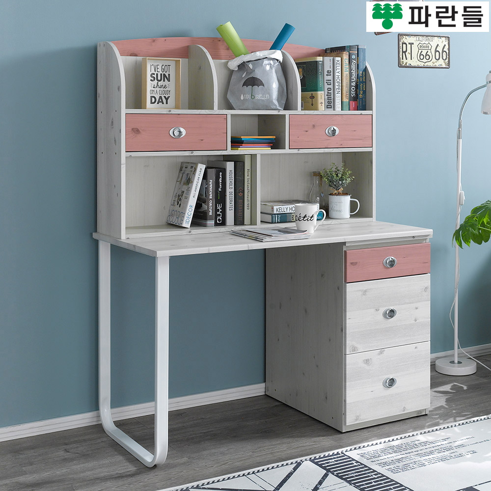 파란들가구 SS 철다리 편수책상 일자책상 학생책상세트 - 상세 이미지 4