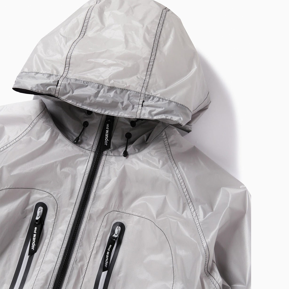 앤드원더 레인 자켓 fly rain long coat 25SS 후드 우비 5745111003 - 상세 이미지 5