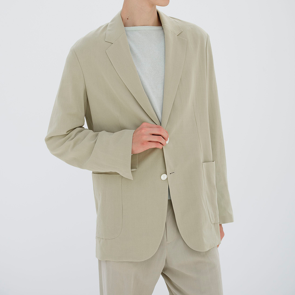 오라리 맨즈 자켓 LIGHT COTTON WOOL VIYELLA JACKET 25SS 남자 캐주얼 정장 - 상세 이미지 3