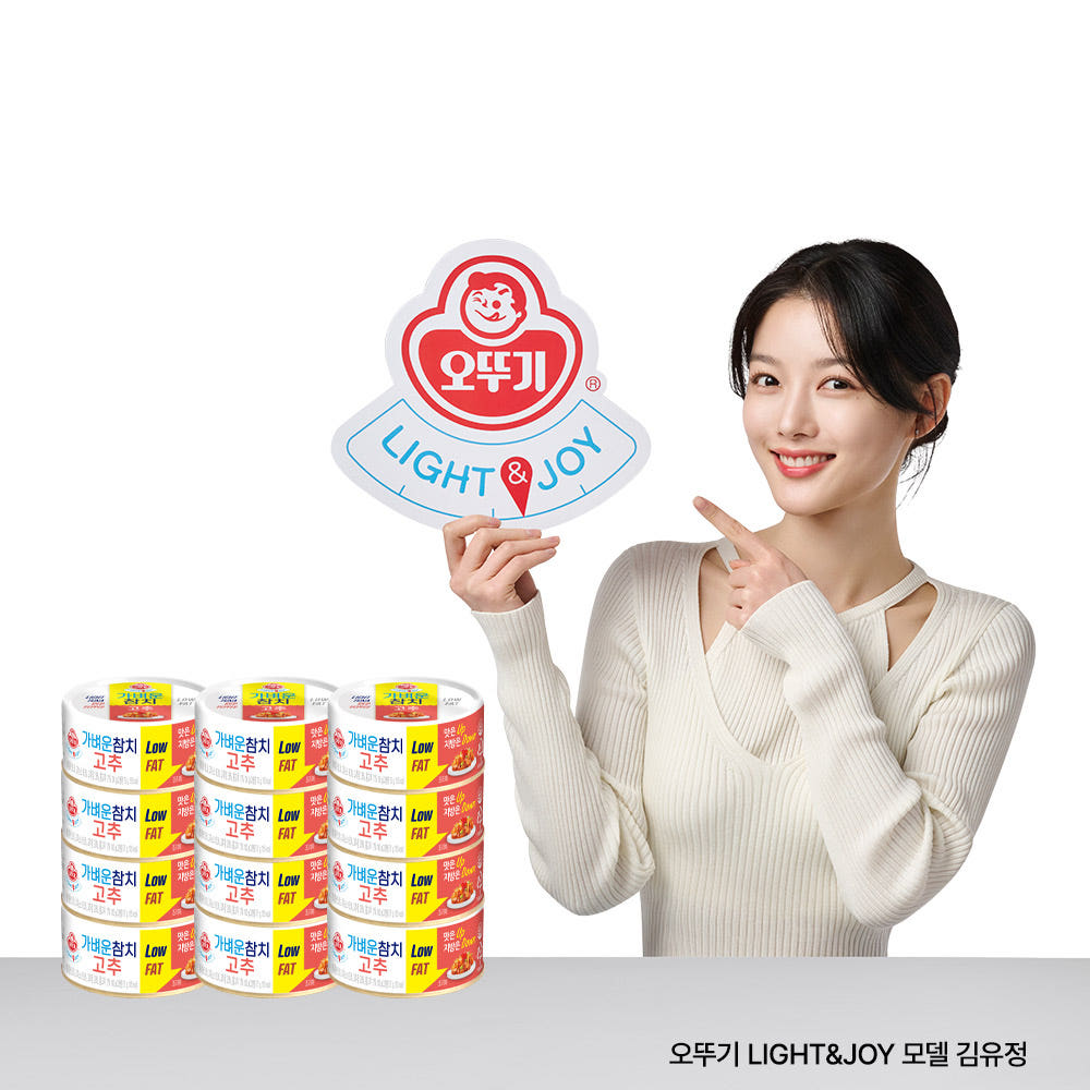 오뚜기 가벼운 참치 고추참치 100g 12개