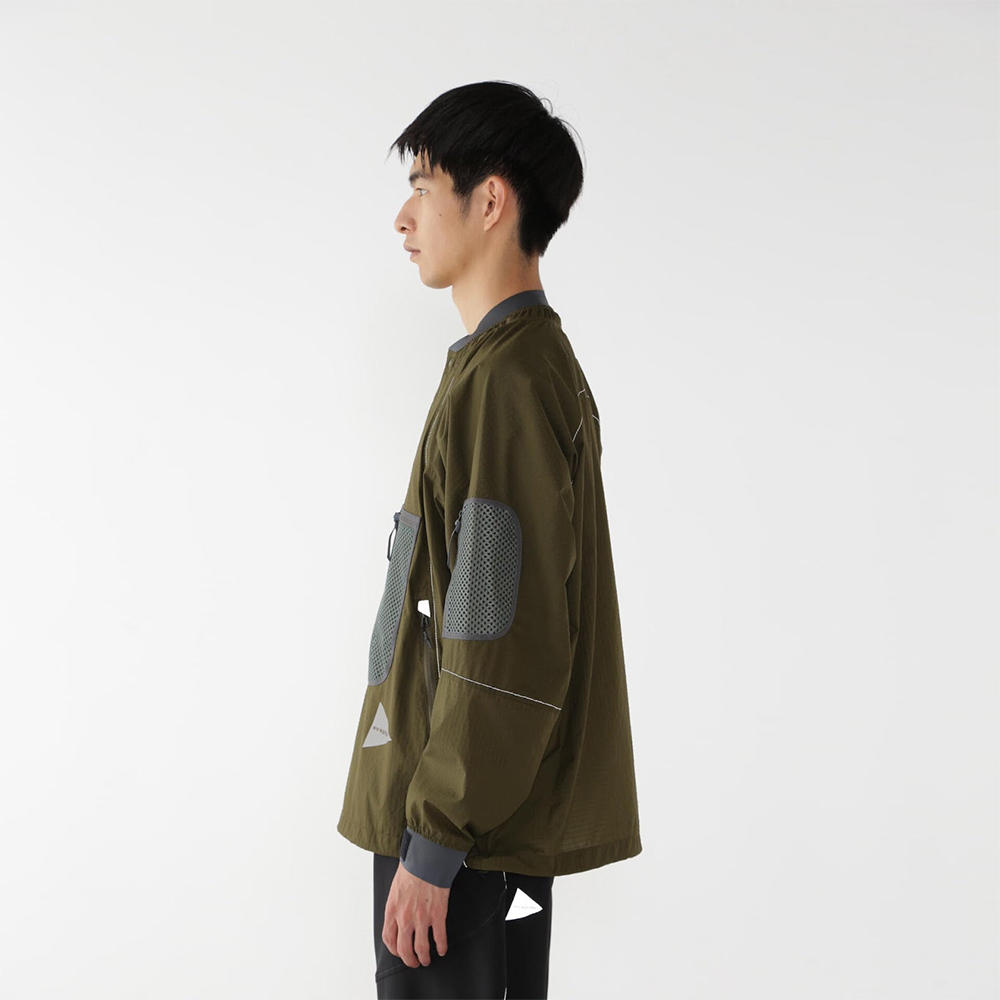 앤드원더 재킷 breath rip pullover jacket 25SS 남녀공용 5745121011 - 상세 이미지 5