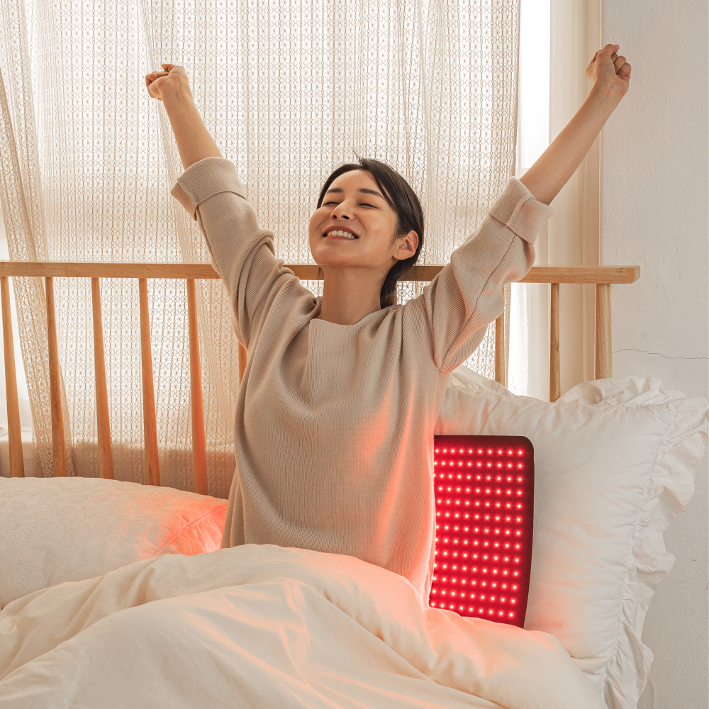 시리어스 근적외선 LED 그랜드 전기 마사지기 온열기 찜질기 등 허리 복부 어깨