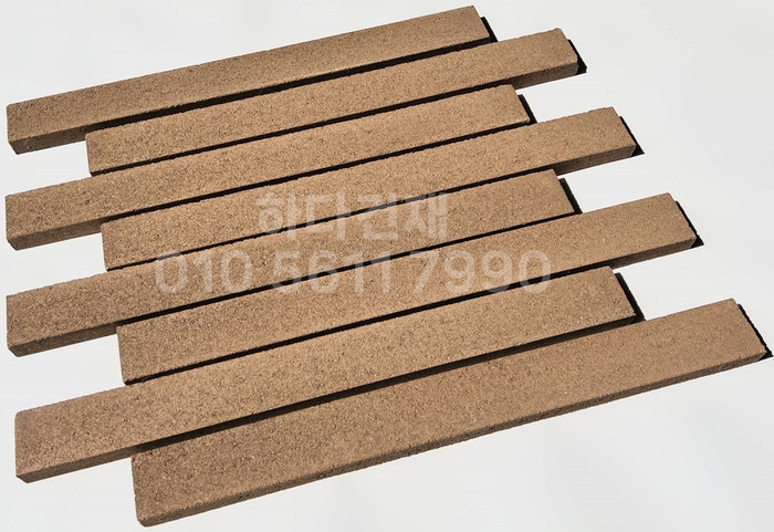 국산 모노타일 롱와이드 카퍼브라운 500x50x20T / 하다건재 국내생산 롱브릭타일