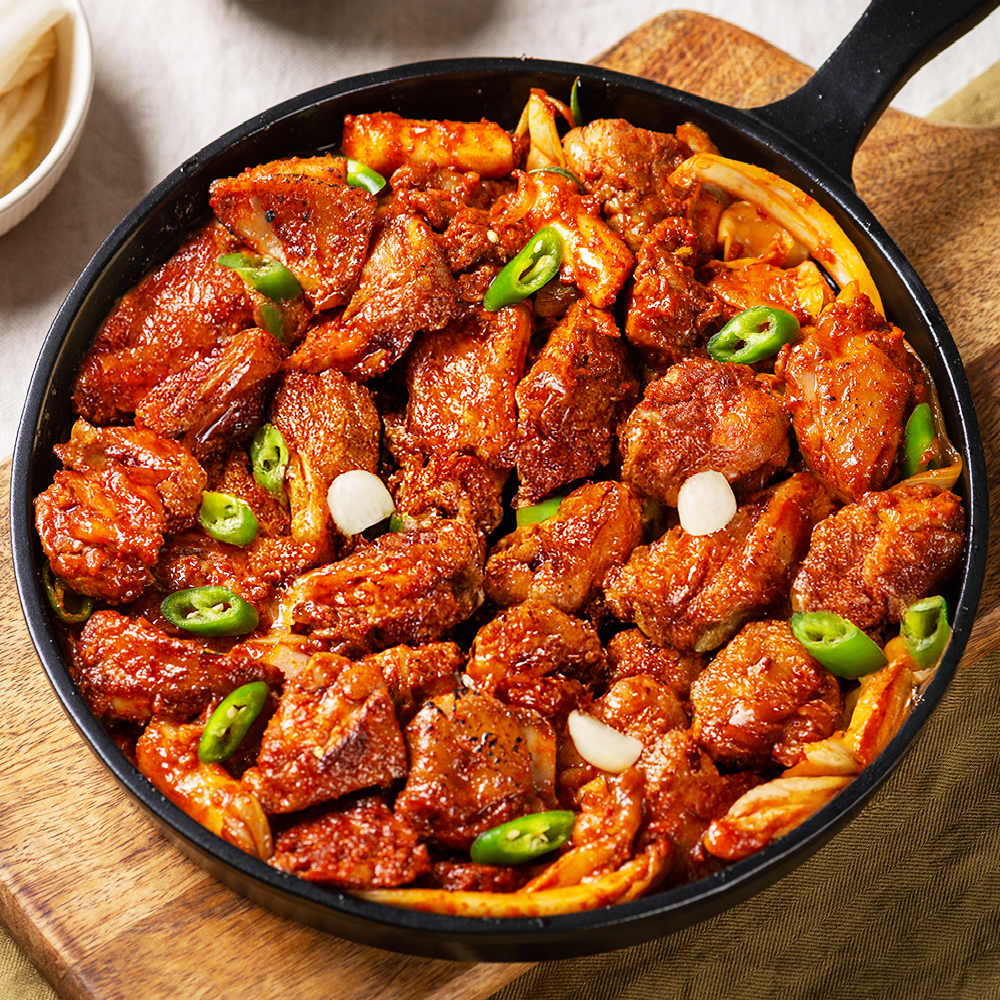 순살 닭갈비 500g 춘천식닭갈비 캠핑음식