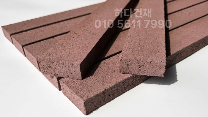 국산 모노타일 롱와이드 올드로즈 500x50x20T 1박스14장 / 하다건재 국내생산 롱브릭타일