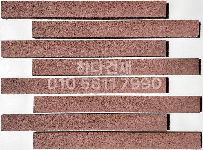 국산 모노타일 롱와이드 올드로즈 500x50x20T 1박스14장 / 하다건재 국내생산 롱브릭타일