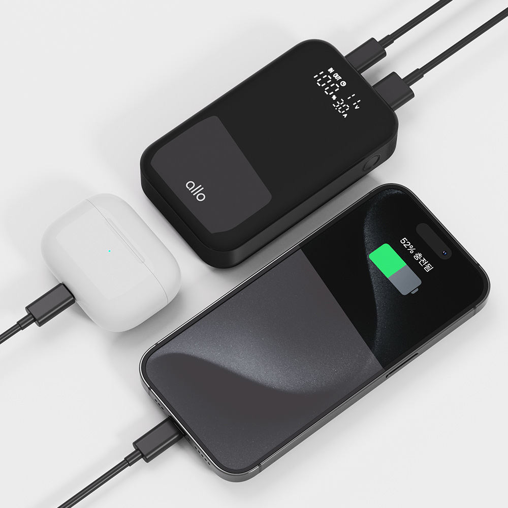 알로코리아 미니 33W PD PPS 아이폰 갤럭시 초고속 충전 보조배터리 10000mAh - 상세 이미지 4