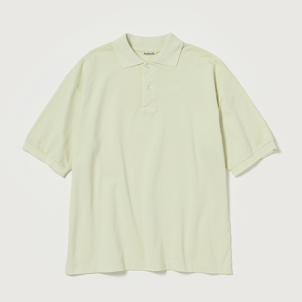 오라리 맨즈 반팔 PIMA COTTON HEAVY PIQUE POLO 25SS 피케 티셔츠 - 상세 이미지 2