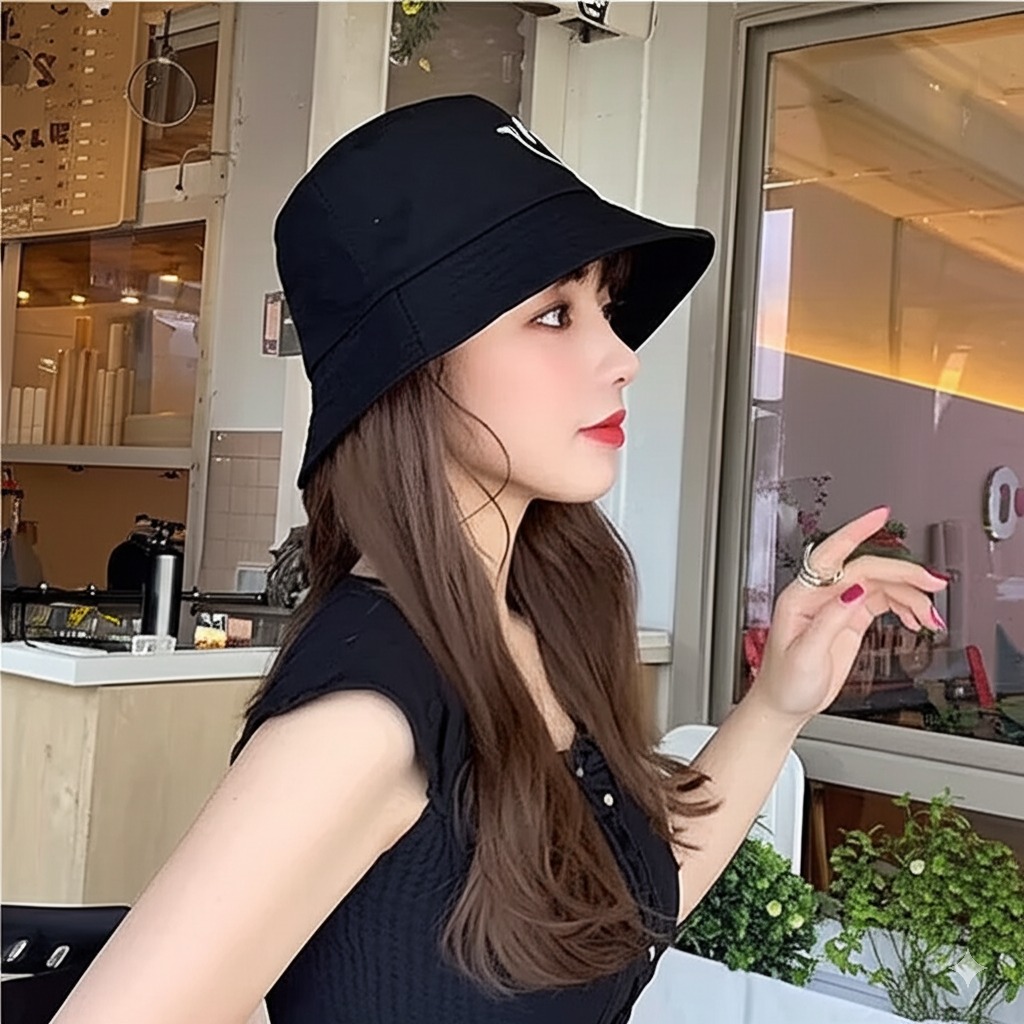 [양면] 로제티카 스마일 벙거지 버킷햇 모자 - 상세 이미지 3