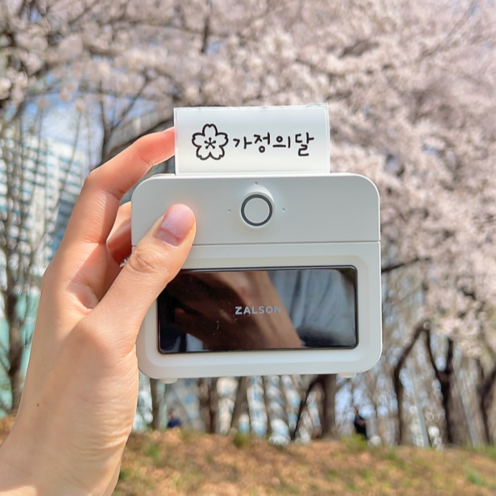 싱크라운 잘쓴 오브니 세트 상품 라벨프린터 휴대용 무선 스티커라벨기 네임스티커기계 ZP301 - 상세 이미지 3