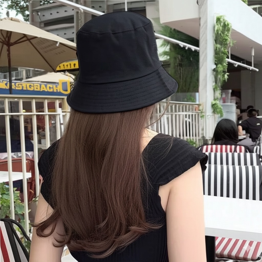 [양면] 로제티카 스마일 벙거지 버킷햇 모자 - 상세 이미지 2