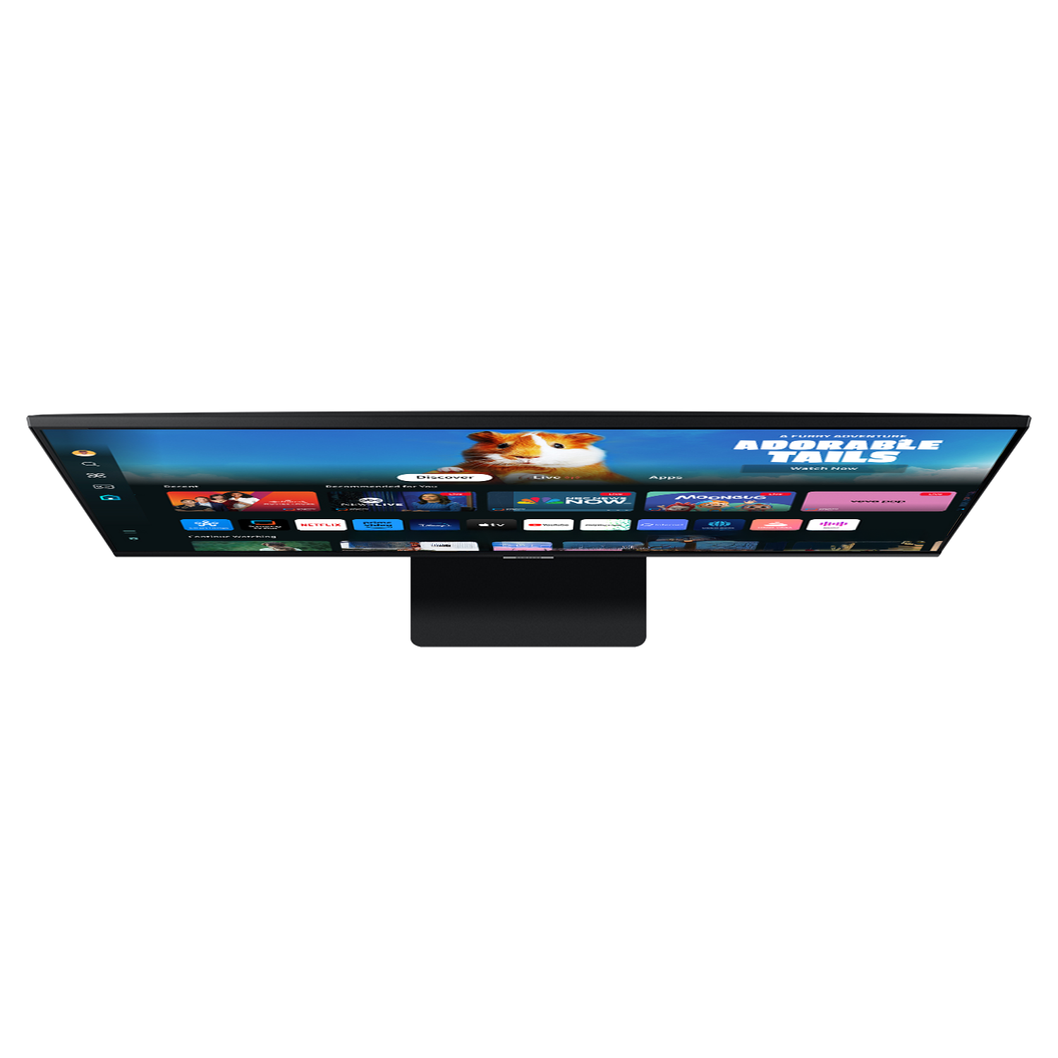 삼성전자 LS32DM500E-2BO 삼성 무빙스타일 M5 스마트 모니터 IPTV 이동식 거치대 삼탠바이미 M50D 80.1cm(32인치), 블랙 이미지 7