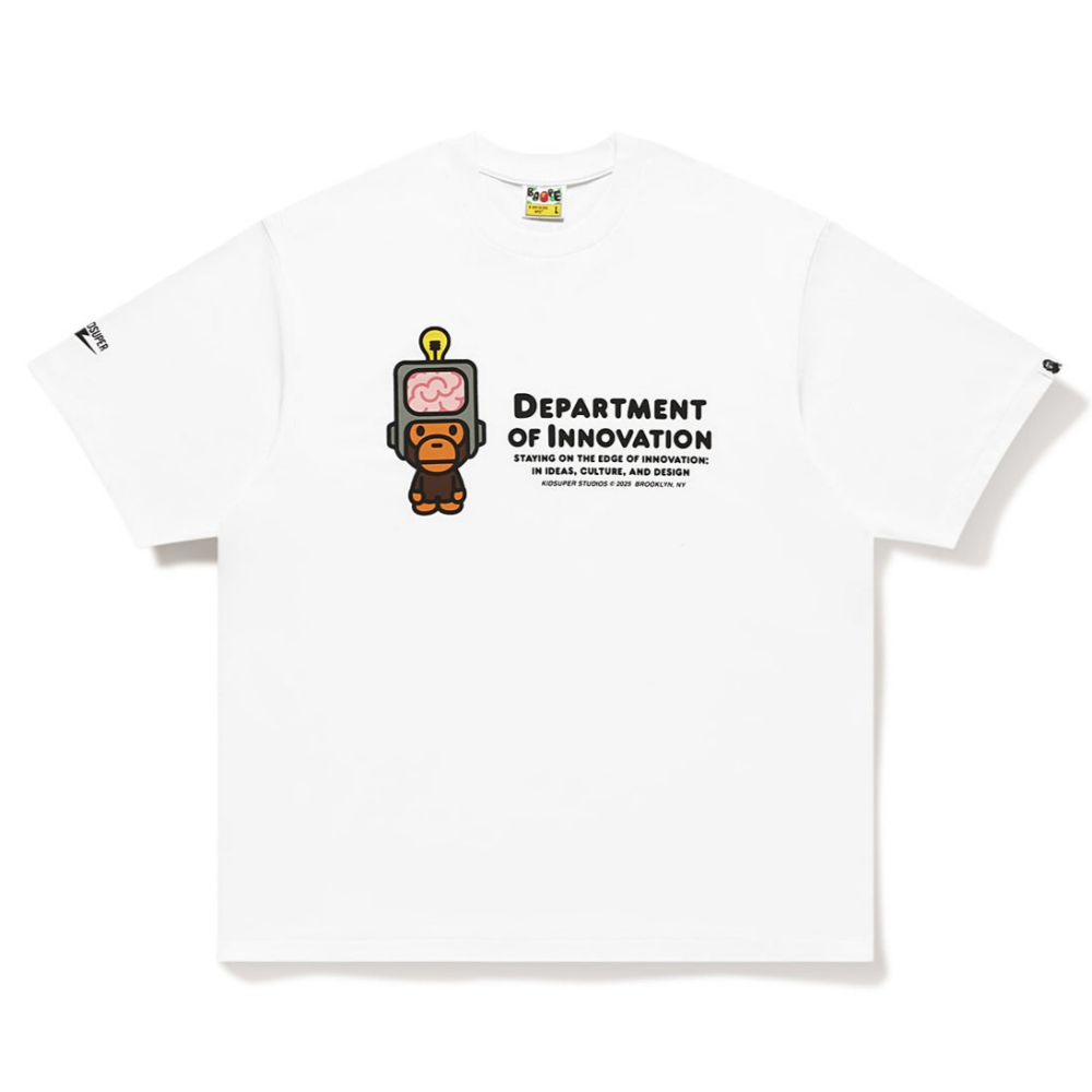베이프 X KIDSUPER 반팔티 MILO GRAPHIC TEE 4월 신상 2L23-110-906 - 메인 이미지