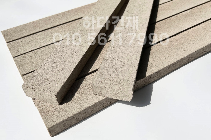 국산 모노타일 롱와이드 허니브라운 500x50x20T 1박스14장 / 하다건재 시공사례 국내생산 롱브릭타일