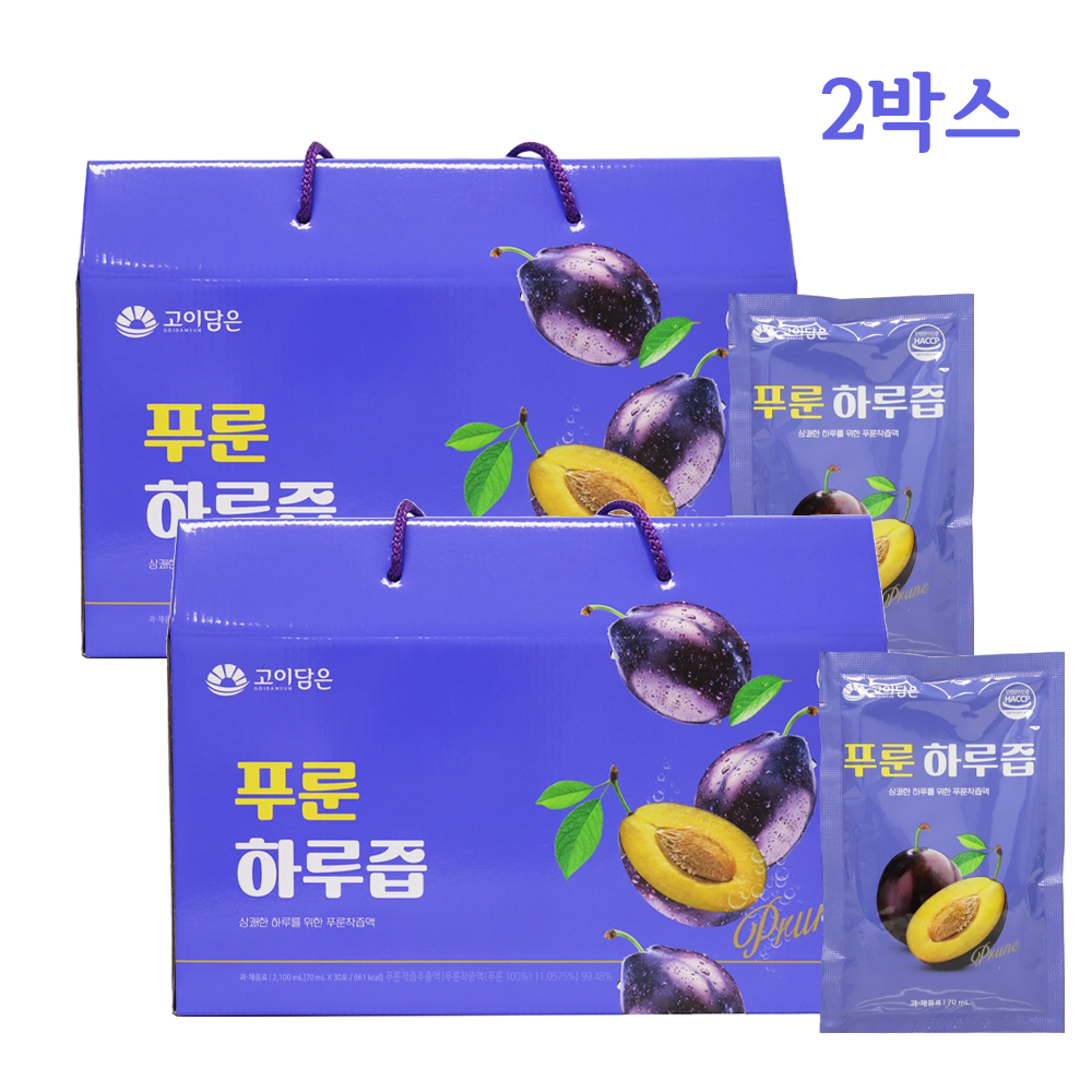 푸룬주스 푸른쥬스 푸룬즙 푸룬착즙 효과 효능 30개입 - 상품 이미지