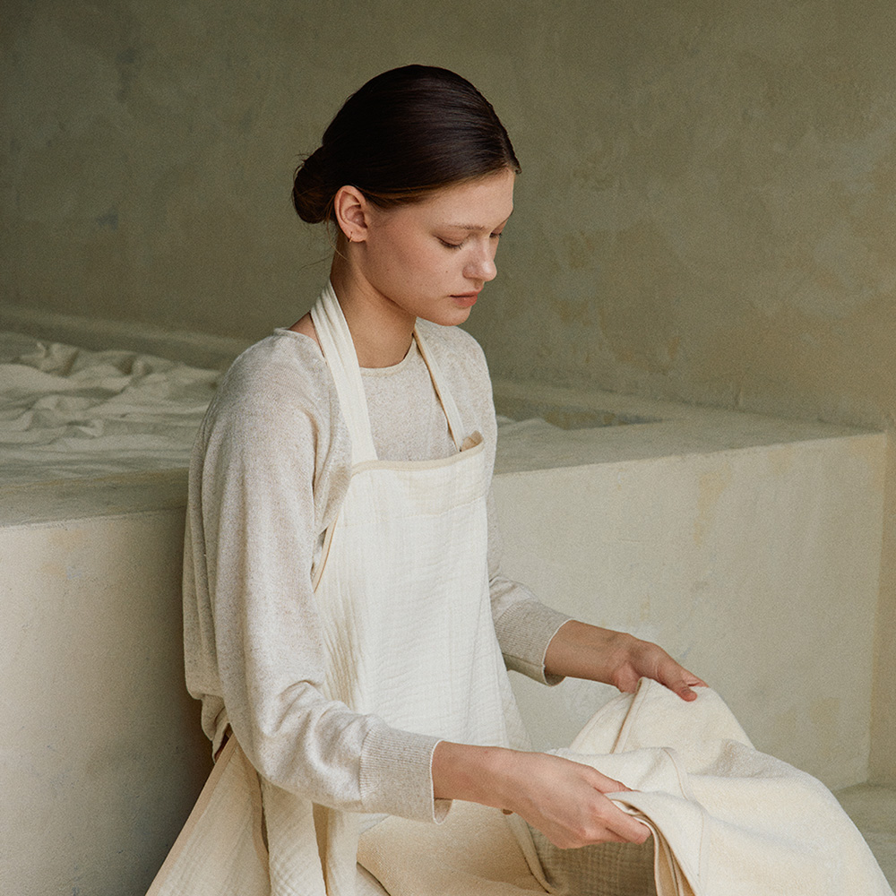 말랑하니 앞치마 아기목욕타올 신생아 바이오거즈