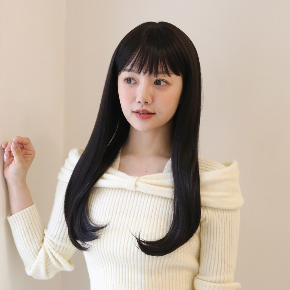 긴머리 통가발 롱 씨컬 웨이브 가발 - 상세 이미지 4