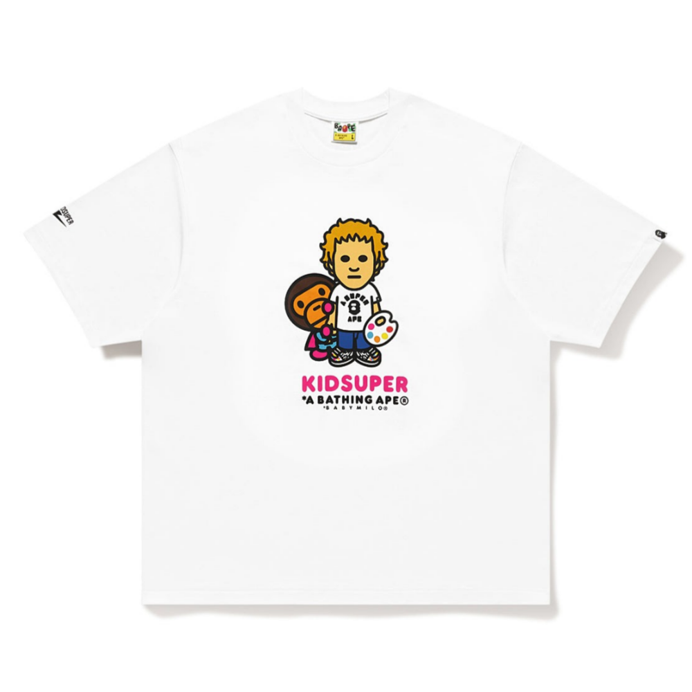 베이프 X KIDSUPER 반팔티 MILO TEE 4월 신상 2L23-110-907 - 메인 이미지