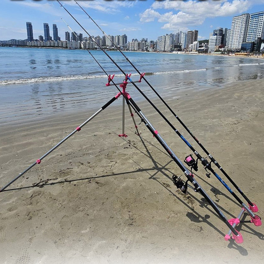 금호 듀랄 캐치업 플러스 3단 서프 로드 거치대 원투낚시 서프거치대